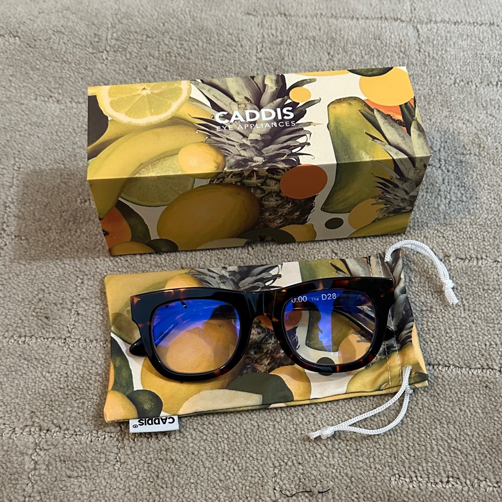 Caddis Blue Light Glasses 0.00 great used condition no scratches